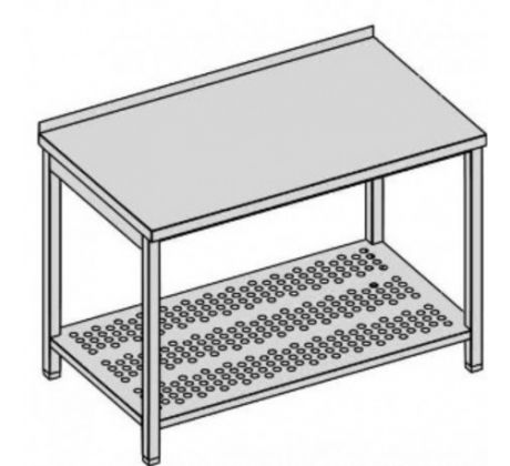 Pracovný stôl s perforovanou policou 110x60