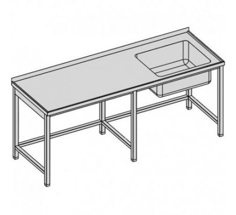 Umývací stôl s vaňou /dlhý 250x80