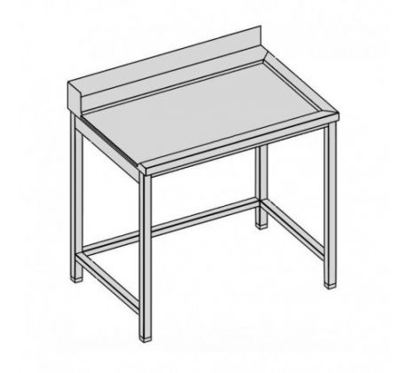Výstupný stôl k umývačke riadu 150x80