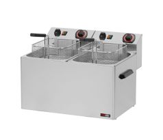 FRITÉZA EL. 2X8 L, 230V, FE-77