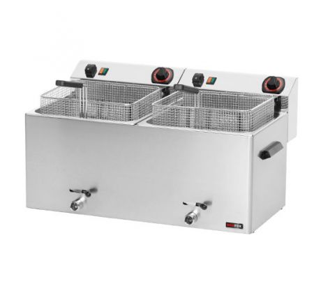 FRITÉZA EL. 2X11 L, 400V, FE-1010T