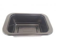 Miska na polievku hranatá, čierna 180x113x40 mm, 350 ml / 690 ks