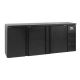 Stôl chladiaci barový, 3 x dvere, antracit, CBC-310