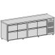 Chladiaci pult na nápoje, 8 zásuviek, 869 l